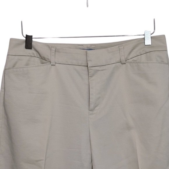 DOCKERS WOMEN - SIZE 10 - THE NOUVEAU FIT CROP PANTS/SLACKS - COTTON BLEND - B14 - Picture 3 of 12